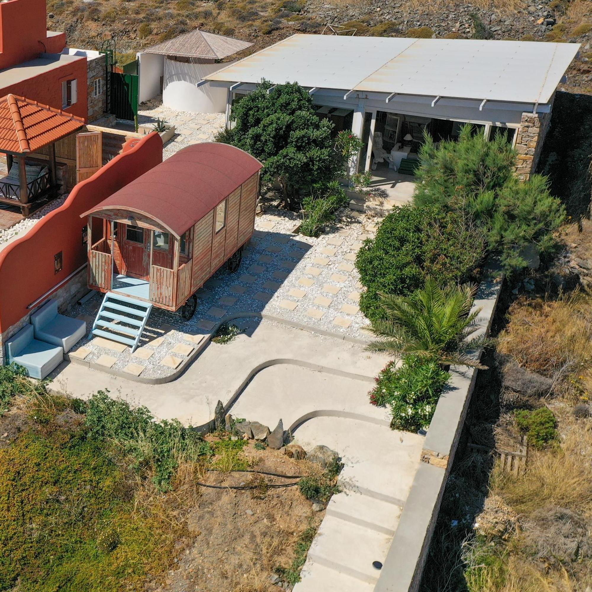 Villa Zen Dans Le Bleu Ermoupoli Exterior photo